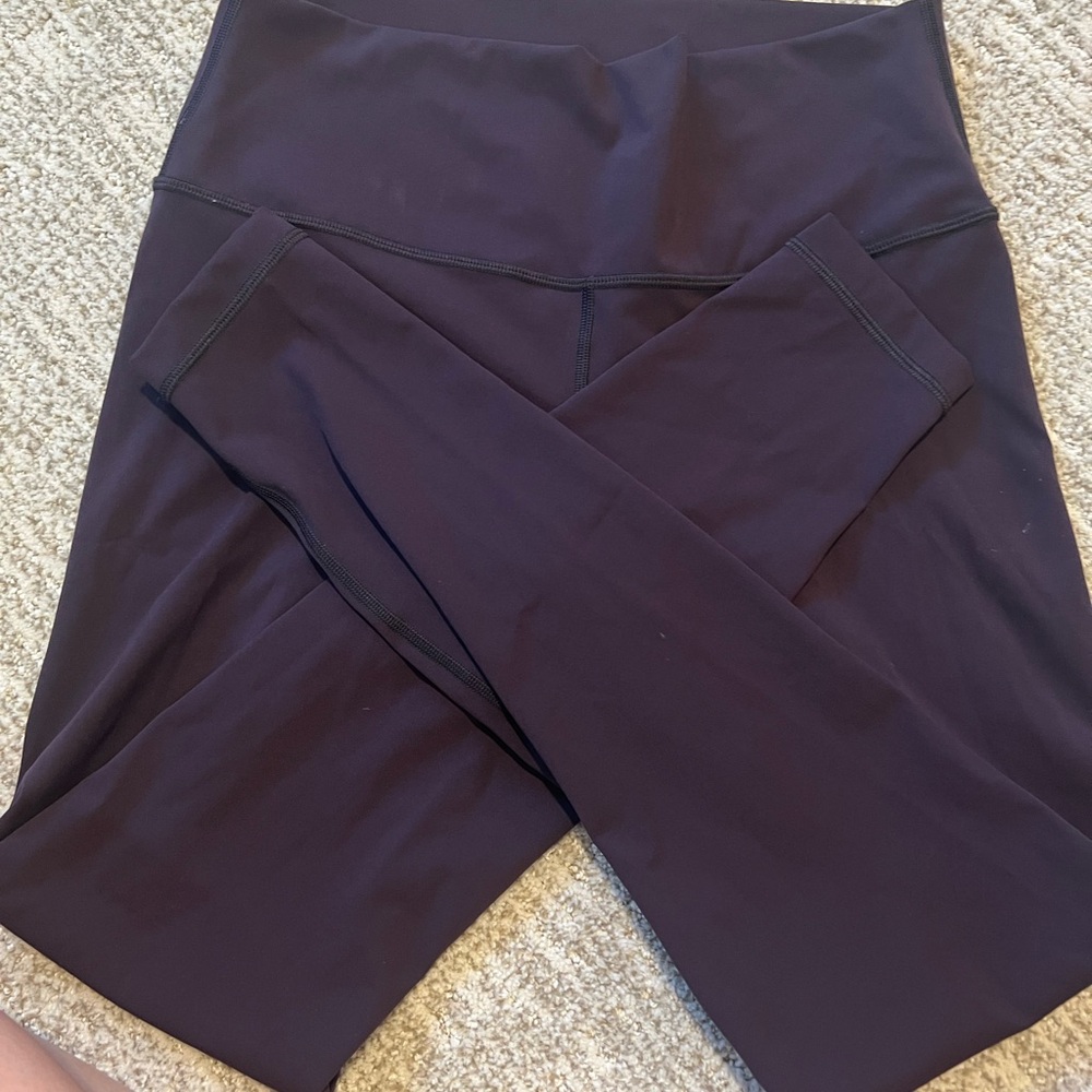 Dark purple/ plum  High-Waisted Leggings